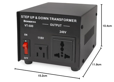 Bronson++ VT 500-110 Volt Spannungswandler Transformator Step-up/-down Konverter - Bronson 500 Watt