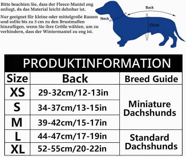 MOREZI Hundejacke ist eine wasserdichte, mit Fleece gefütterte Hundewinterjacke mit verstellbarem Gü