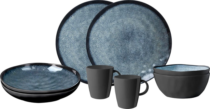 BRUNNER 0830143N.C9X Campinggeschirr Set für 2 Personen, Tête-À-Tête Venetian, 8-teilig