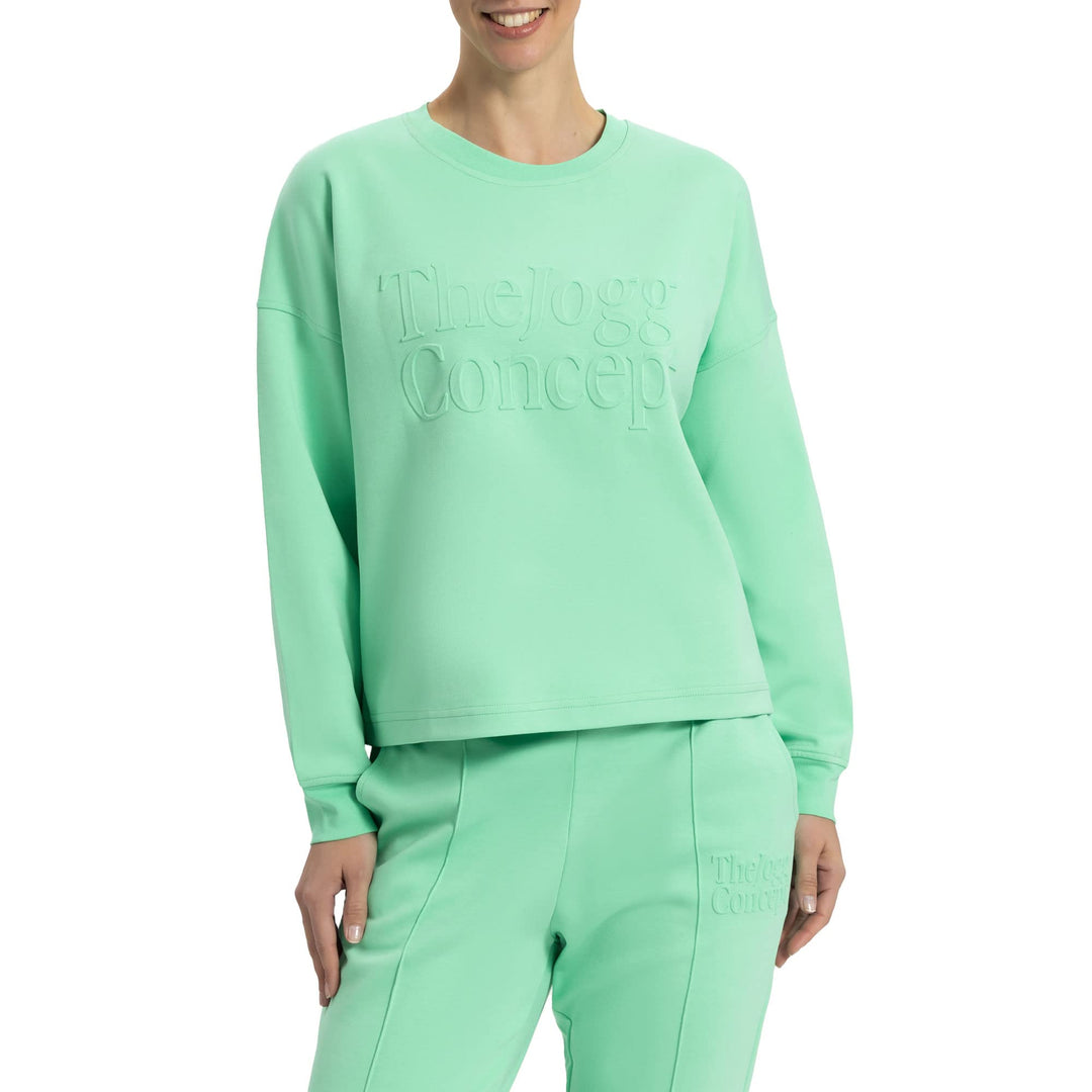THEJOGGCONCEPT Damen Jcselma Sweatshirt M 146330/Spring Bud, M 146330/Spring Bud