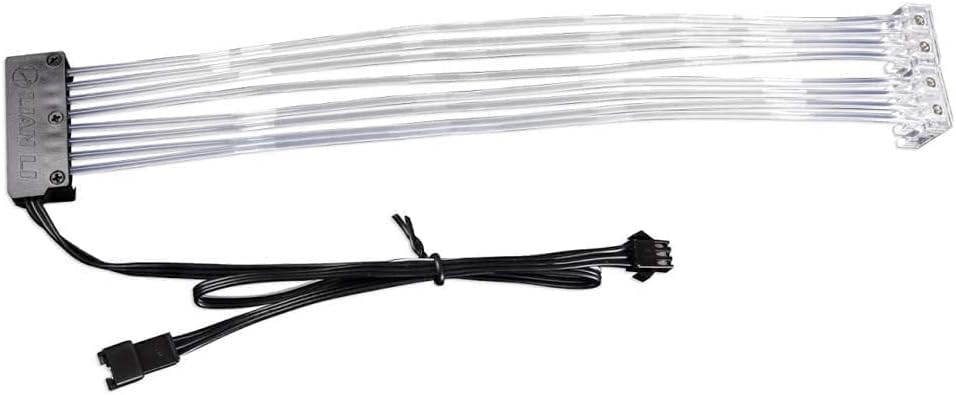 Lian Li Computer, Strom Kabel [2X ATX-Stecker 8pol. (6+2), ATX-Stecker 8pol. - 2X ATX-Stecker 8pol.