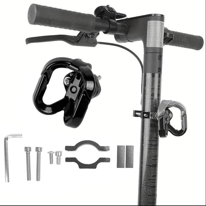 Gdraco Vorderer Doppelhaken für Scooter Universal Aluminiumlegierung Aufbewahrungsbox Haken für Xiao