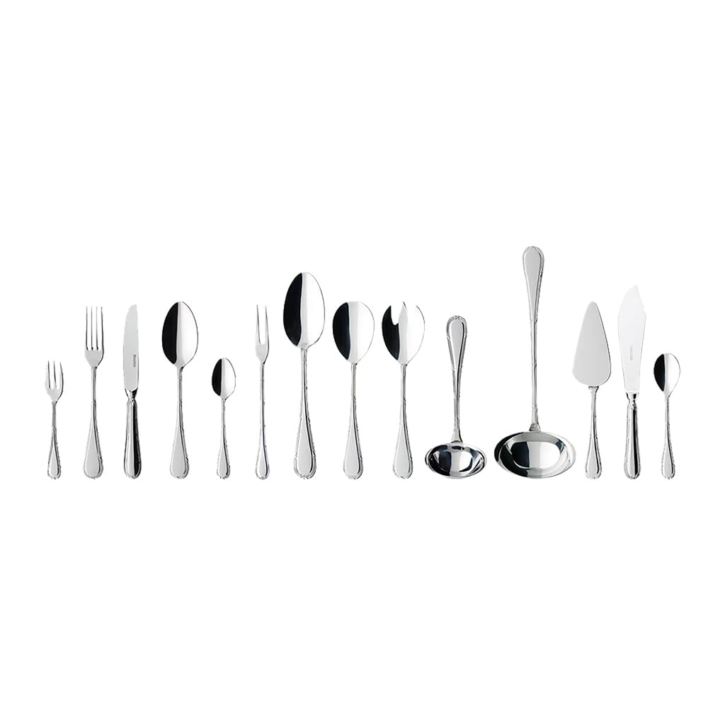 Villeroy und Boch Kreuzband Septfontaines Tafelbesteck für bis zu 12 Personen, 70-teilig, Edelstahl
