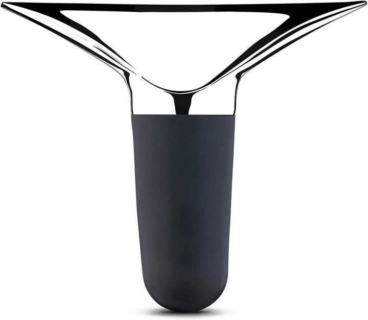 Georg Jensen Wine & Bar Set 2 Stück (Winepourer + Stopper), Edelstahl, Stainless Steel 14.9 x 21.3 x