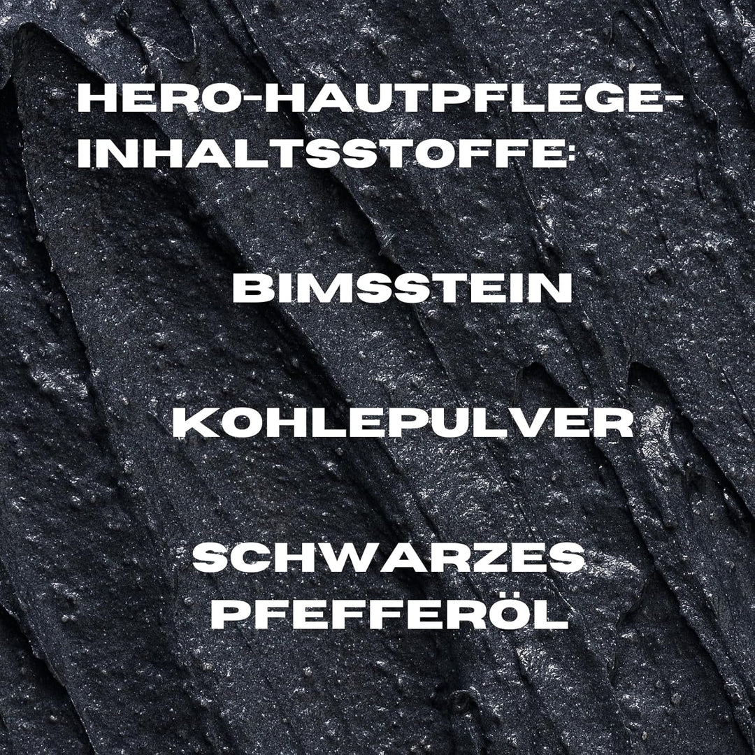 ManCave Body Scrub Körperpeeling Blackspice 500 ml für Männer, Warmes, Holziges Aroma, Reinigung und
