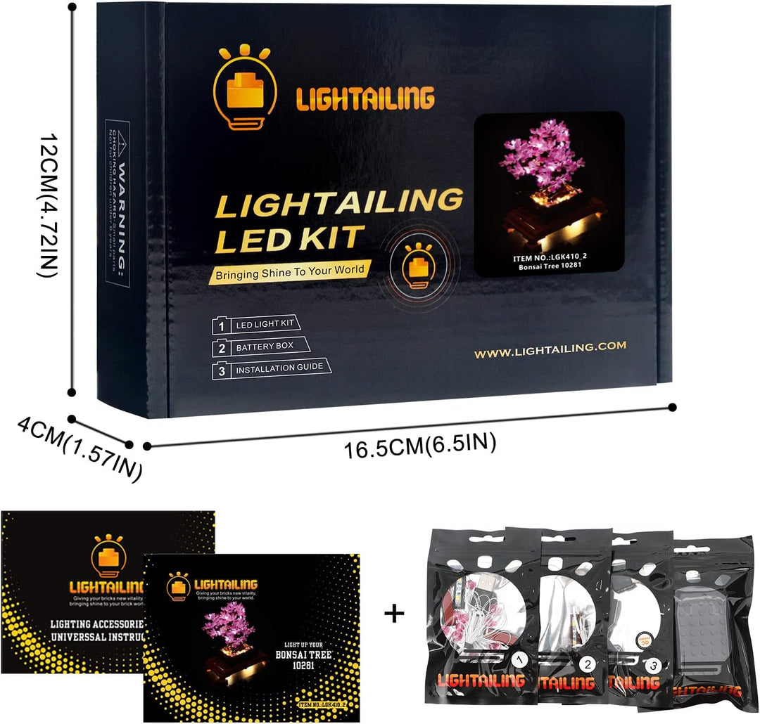 LIGHTAILING Licht-Set Für (Creator Expert Bonsai Tree) Modell - LED Licht-Set Kompatibel Mit Lego 10