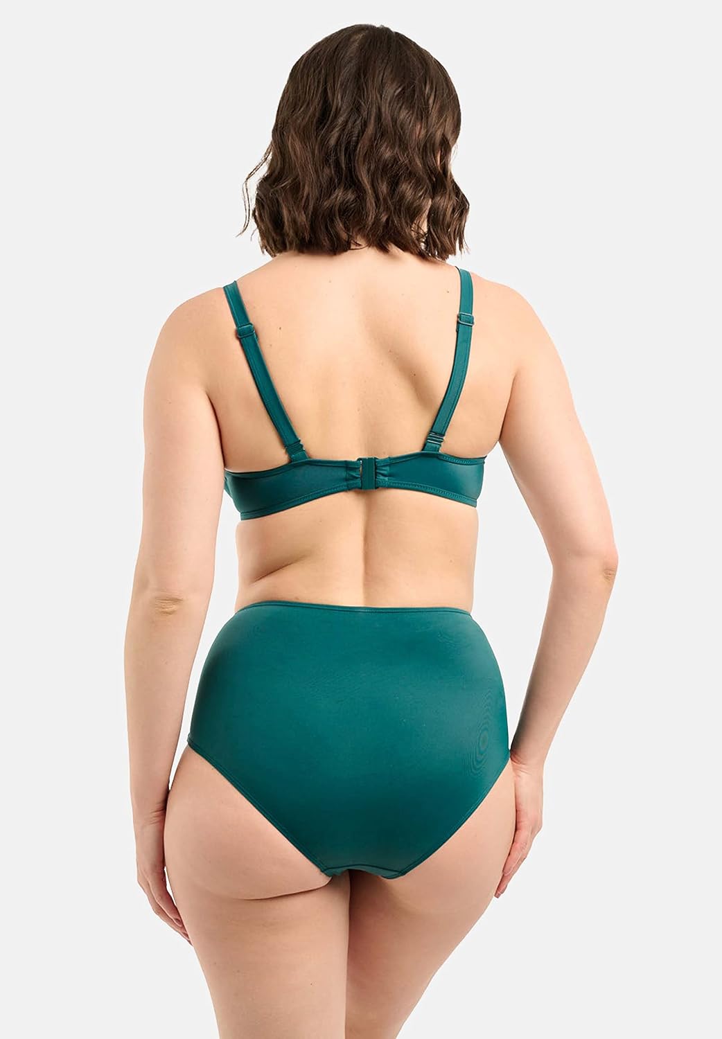 Sans Complexe Damen Elevated Basics Badeanzug, Bikinioberteil mit Bügel (1er Pack) 75C Astral Green,