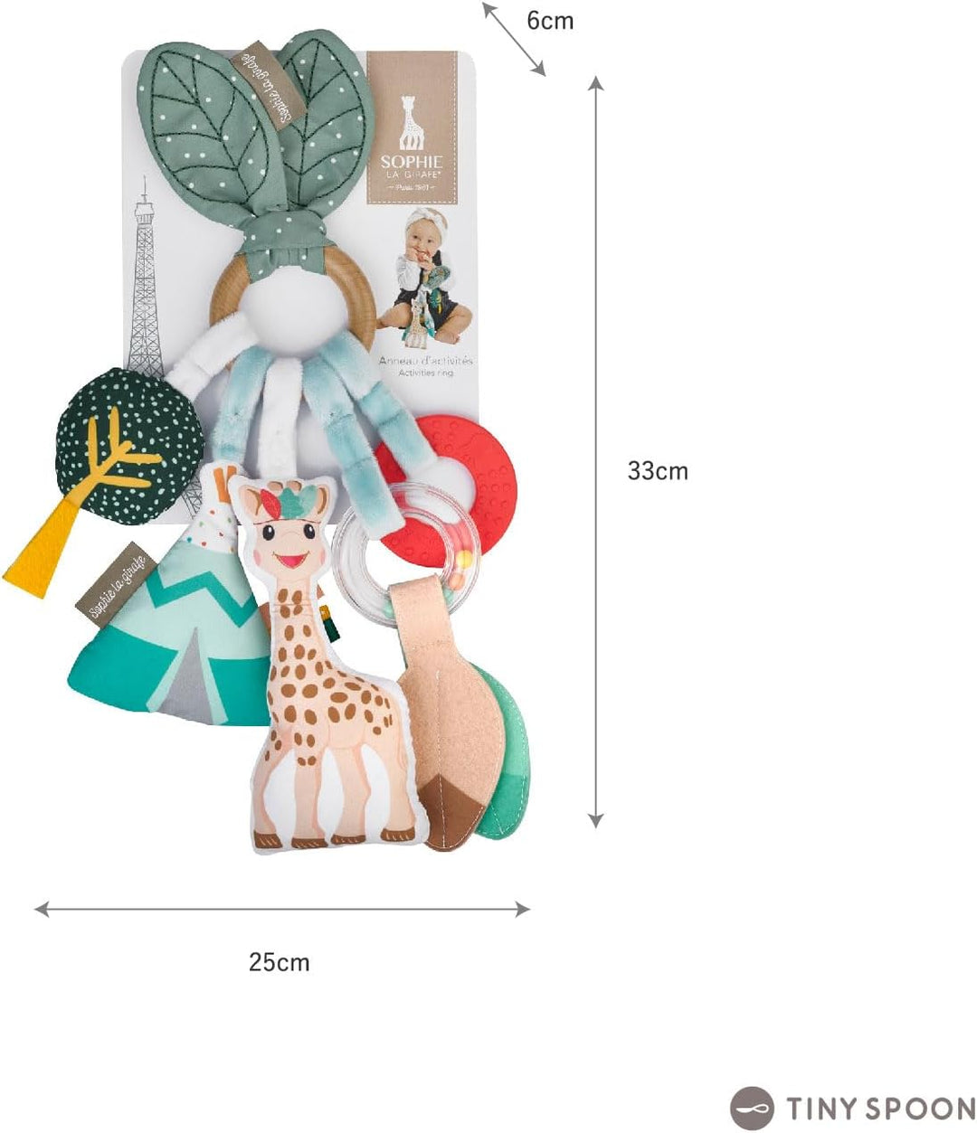 Sophie la Girafe - Aktivitätsring Erlebnisspiele – Verschiedene Materialien, Texturen und Farben – f