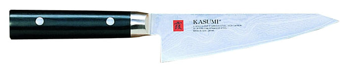 KASUMI 82014 - Damascus Kochmesser - Edelstahl, Schwarz, 14 cm