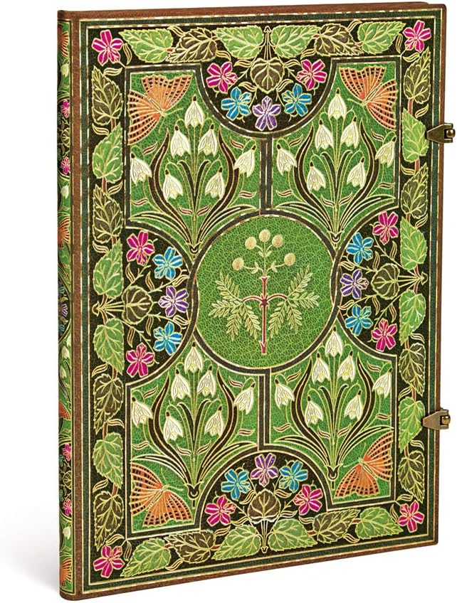 Paperblanks Blühende Poesie Notizbuch Grande Unliniert, Grande (300 x 210) Geblümt, Geblümt