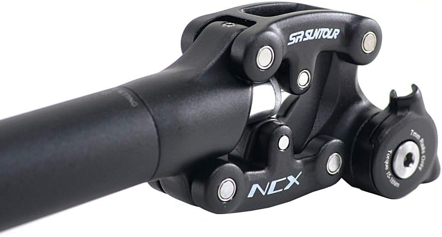 SR-Suntour SR Suntour Bike Federsattelstütze SP12-NCX Durchmesser 31,6 mm 400 mm Länge Fahrradsattel