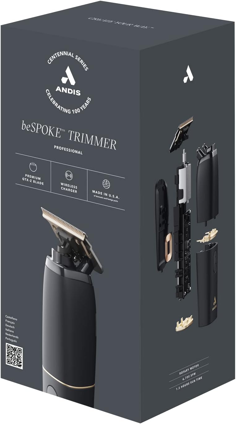 Andis 73135 LCL Akku-Haarschneider/Trimmer mit verstellbarer Klinge usPro Li – Silber