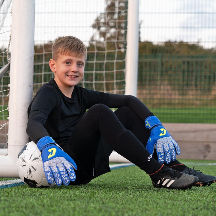 CATCH & KEEP Fly Kids Torwarthandschuhe – Premium Fussballhandschuhe für Kinder mit starkem, haltbar