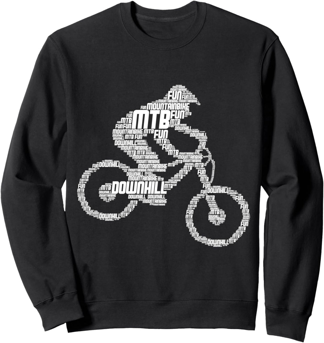 Downhill Mountainbike Biker MTB Mountainbiker Jungen Kinder Sweatshirt