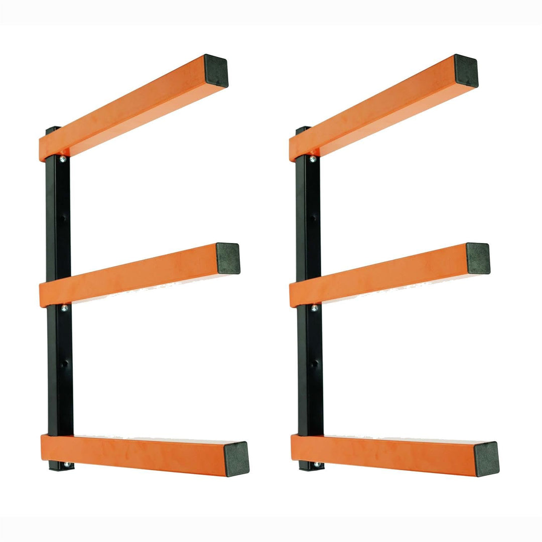 KASTFORCE KF1004 Holzregal 3-stufiges System 50 kg pro Ebene mit langlebigen Blechschrauben, Holzreg