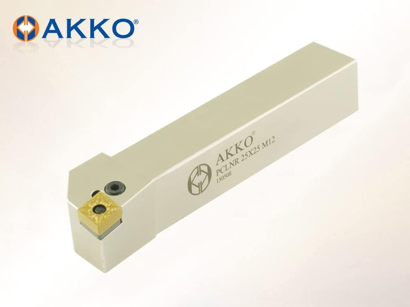 AKKO External Turning Toolholder, Metal Lathe Tool, Indexable Insert Holder, Alpha Coated CNC Machin