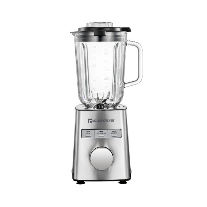 Muller Kitchen MK-6065 Küchenmixer Standmixer (1000 W, Glaskanne mit 1,5 l, 6-Klingen-Edelstahlmesse