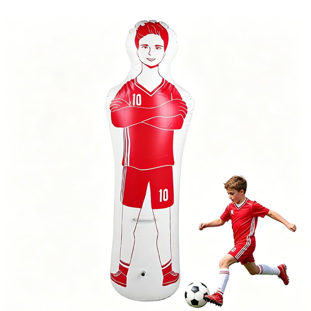 Aufblasbarer Fussball-Dummy, Fussball-Trainings-Dummy Tumbler Air Mannequin Free Kick Defender Wall