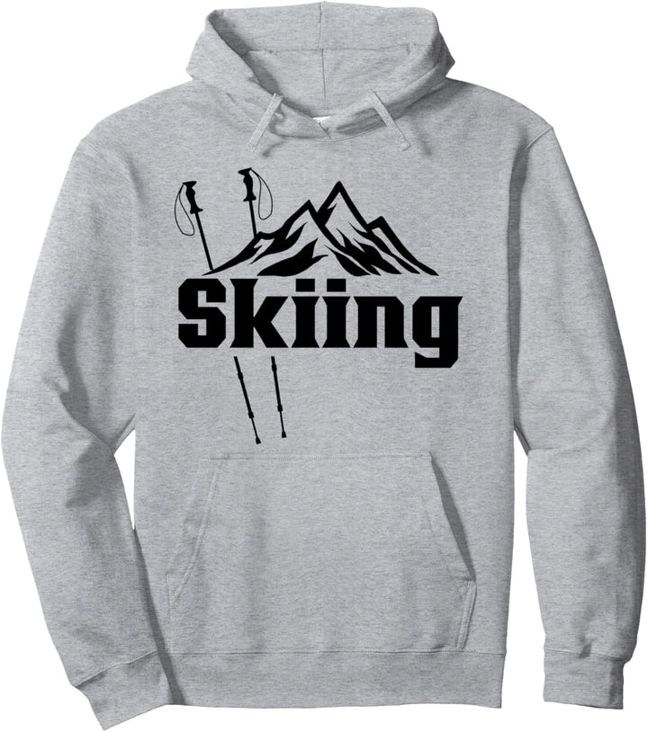 Skifahren Skiurlaub Ski Skier Skifahrer Pullover Hoodie