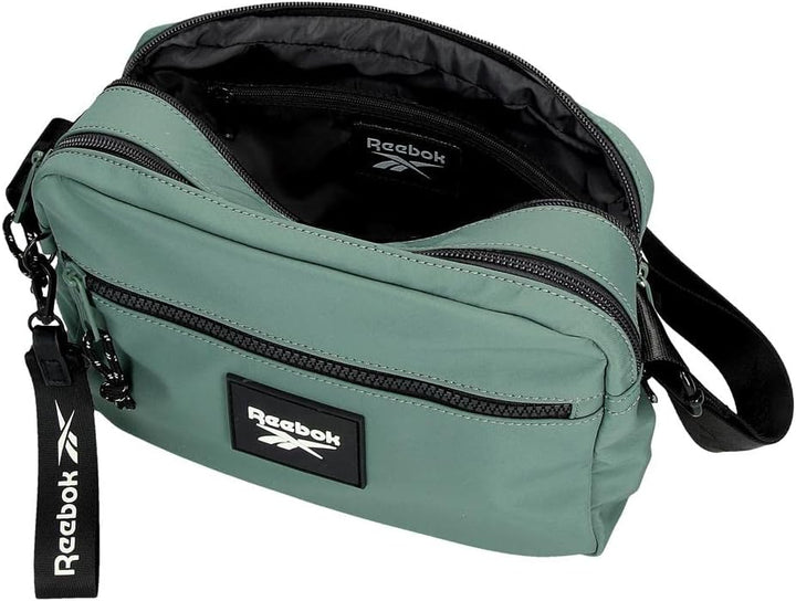 Reebok Damen Elsie Gepäck- Kuriertasche Bandolera Dos Compartimentos Grün, Bandolera Dos Compartimen
