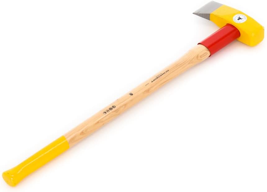 Ochsenkopf Spalthammer, Schlanke Form mit Rotband-Plus Stielbefestigung, Langlebiger Stiel aus Hicko