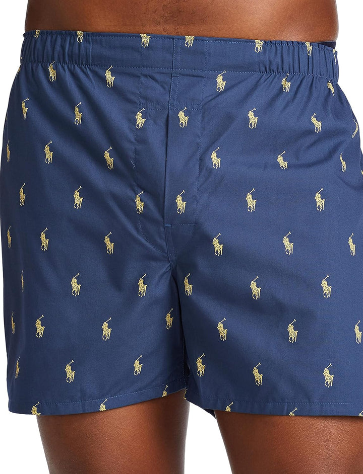Polo Ralph Lauren Herren Baumwolle mit Klassischer Passform Boxershorts (3er Pack) L Rustic/Summer/H