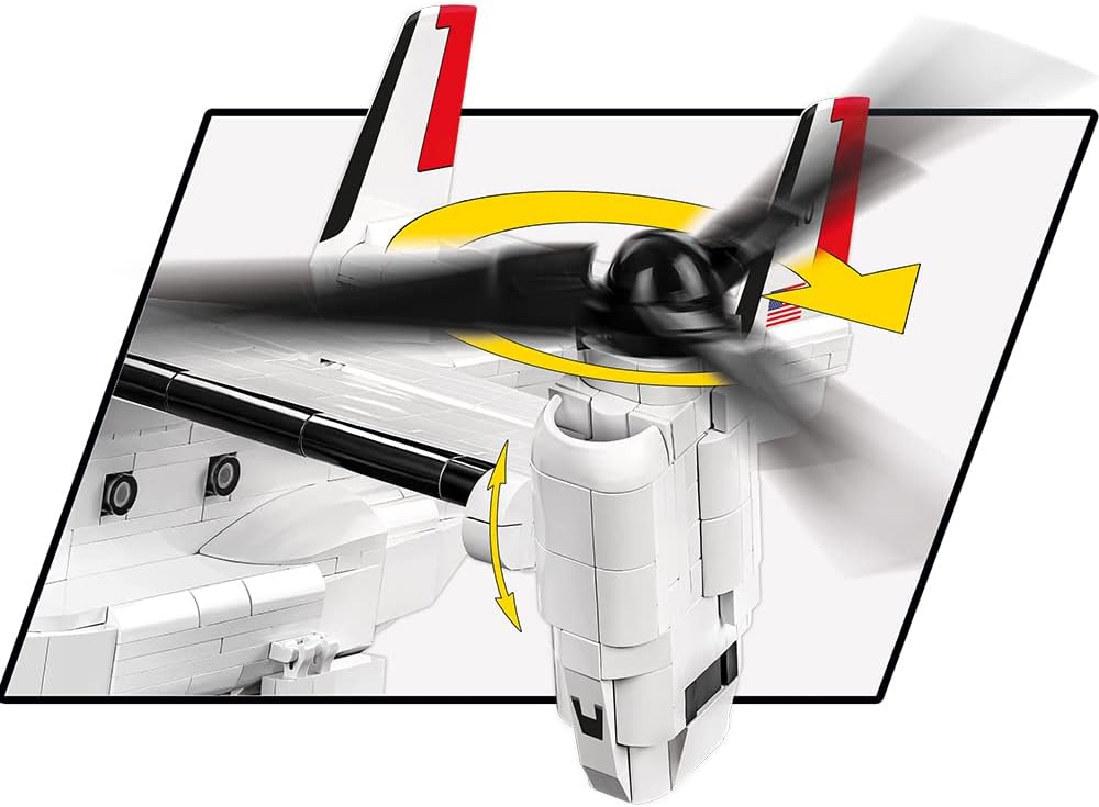 COBI 5835 Armed Forces Bell Boeing V-22 Osprey, First Flight Edition Rolls-Royce Bausteine, Various