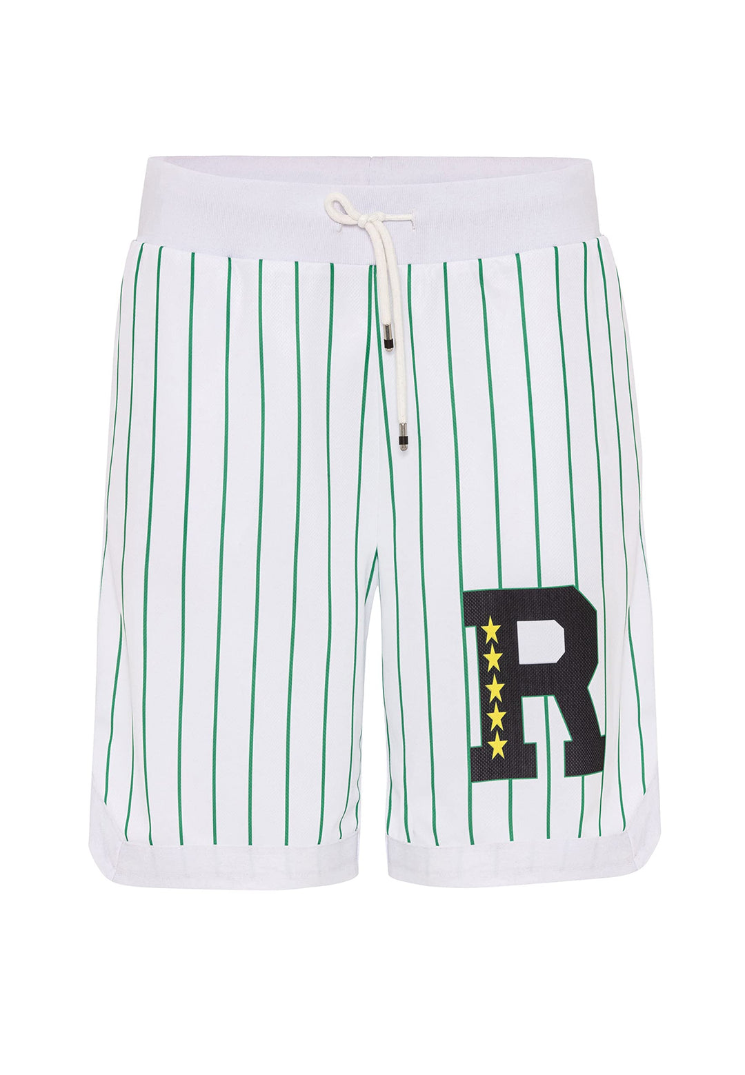 Redbridge Herren Baseball Shorts Big R, Weiss-grün