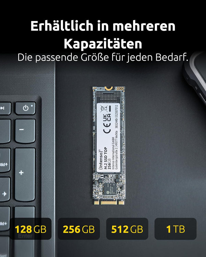 Intenso Interne M.2 SSD SATA III Top, 1 TB, 550MB/Sekunde 1TB M.2, 1TB M.2