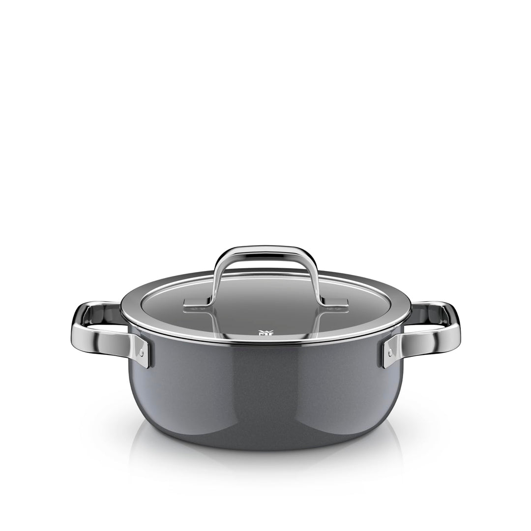 WMF Fusiontec Mineral Pro, Bratentopf mit Deckel, 20 cm, langlebig, kratzfestes Material, Made in Ge