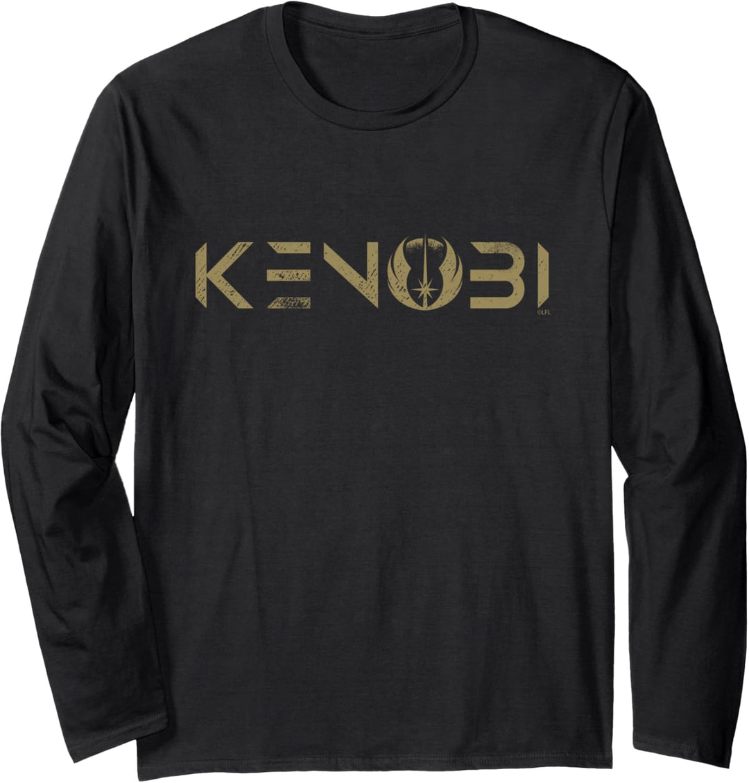 Star Wars Obi-Wan Kenobi Series Logo Langarmshirt