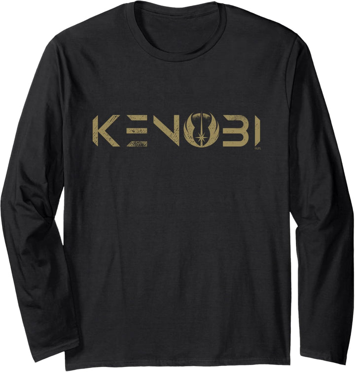 Star Wars Obi-Wan Kenobi Series Logo Langarmshirt