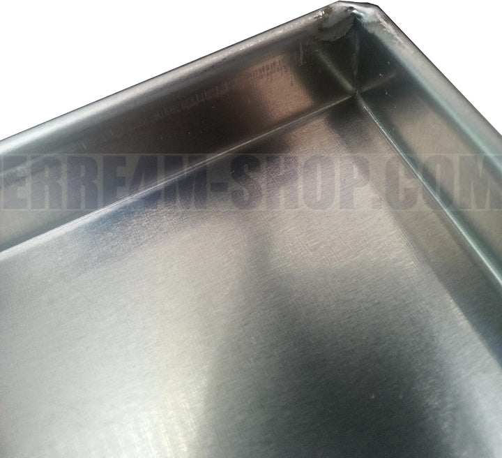 Backblech 60 x 40 x 3 (H) cm. Professionelles Aluminium.