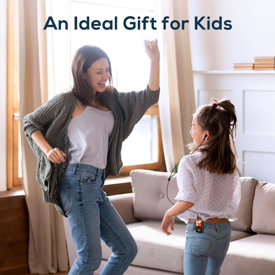 MP3 Player Bluetooth 5.3, Sport Musik-Player mit 16GB internen Speicher, UKW-Radio, E-Book, Schrittz