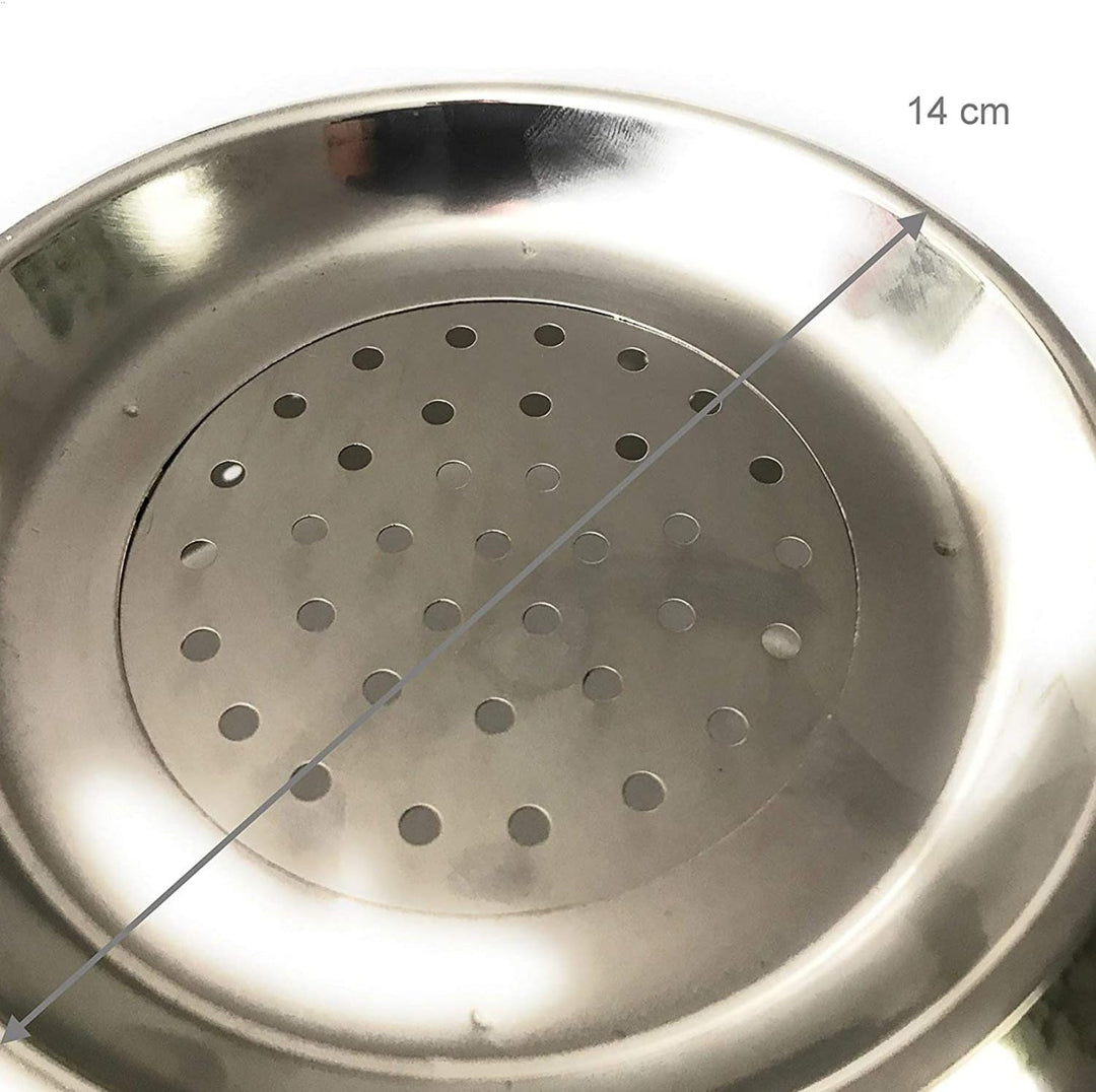 Kerafactum® - Nudelsieb Standseiher Abgiesssieb Blanchiersieb Nudel Küchensieb Seiher Abseiher Salat