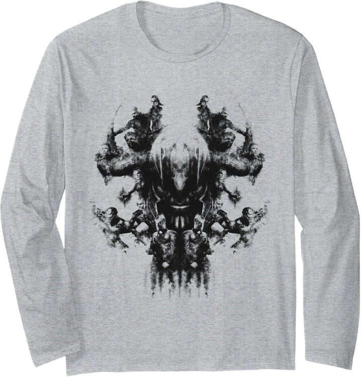 Marvel Avengers: Endgame Thanos Avengers Dark Portrait Langarmshirt