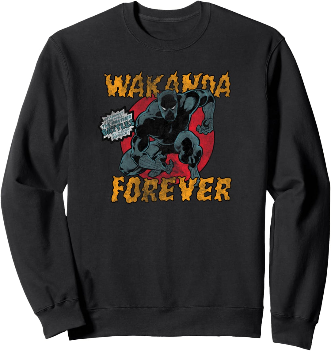 Marvel Black Panther Forever Gold Sweatshirt