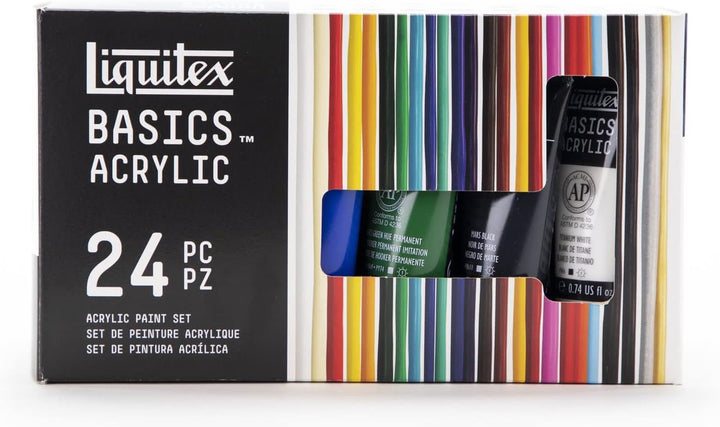 Liquitex 3699397 Basics - Acrylfarbe, monopigmentierte Künstlerpigmente, lichtecht, mittlere Viskosi