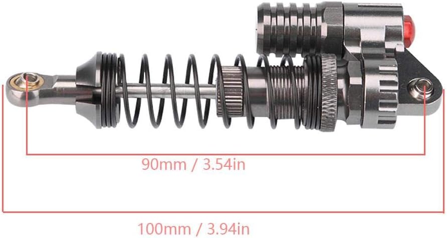 Yosoo Health Gear RC Stossdämpfer, Federstossdämpfer, RC Auto Stossdämpfer mit Doppelfederausführung