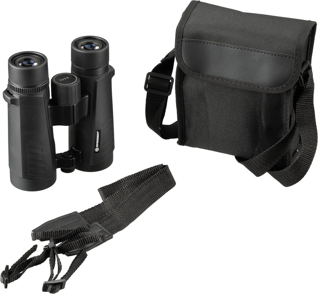 Bresser Fernglas 8x42 Tobermory – Allround-Fernglas, Vogelbeobachtung, Reisen, Sportevents, 105 m Se