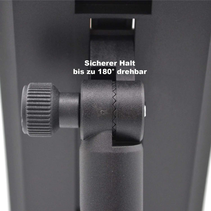 Sichttafelsystem Kassenständer A4 mit 10 Stk grau Rahmen Preislistenhalter mit festem Standfuss Grau