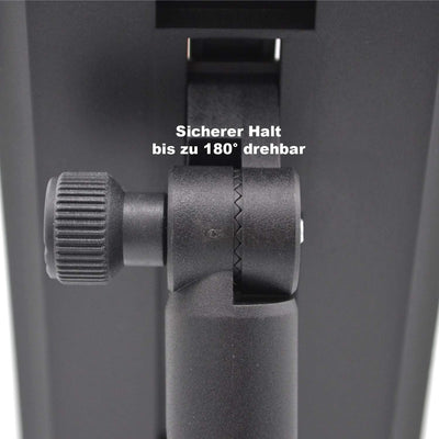 Sichttafelsystem Kassenständer A4 mit 5 Stk schwarz Rahmen Preislistenhalter mit festem Standfuss
