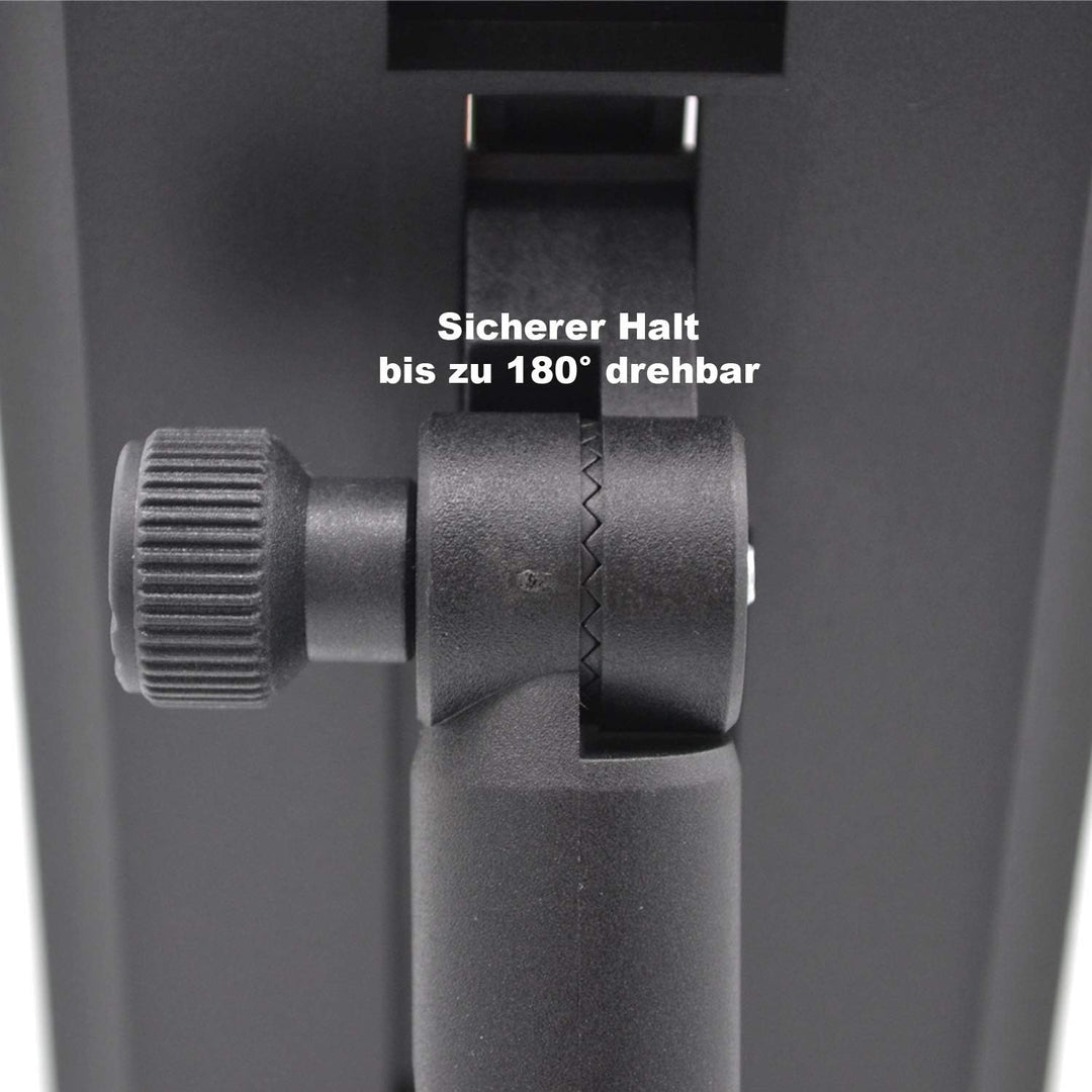 Sichttafelsystem Kassenständer A4 mit 5 Stk schwarz Rahmen Preislistenhalter mit festem Standfuss