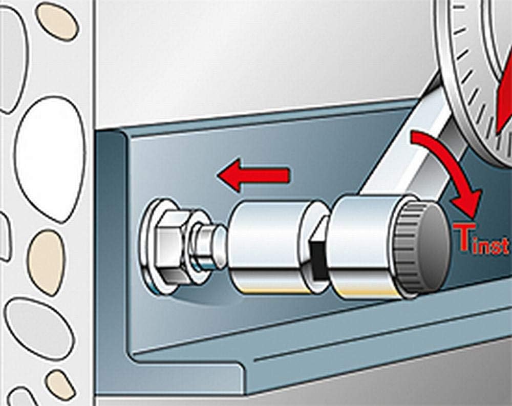fischer FAZ II 10/10 R - Bolzenanker zum Befestigen von Fassaden, Geländer, Holzkonstruktionen in Be