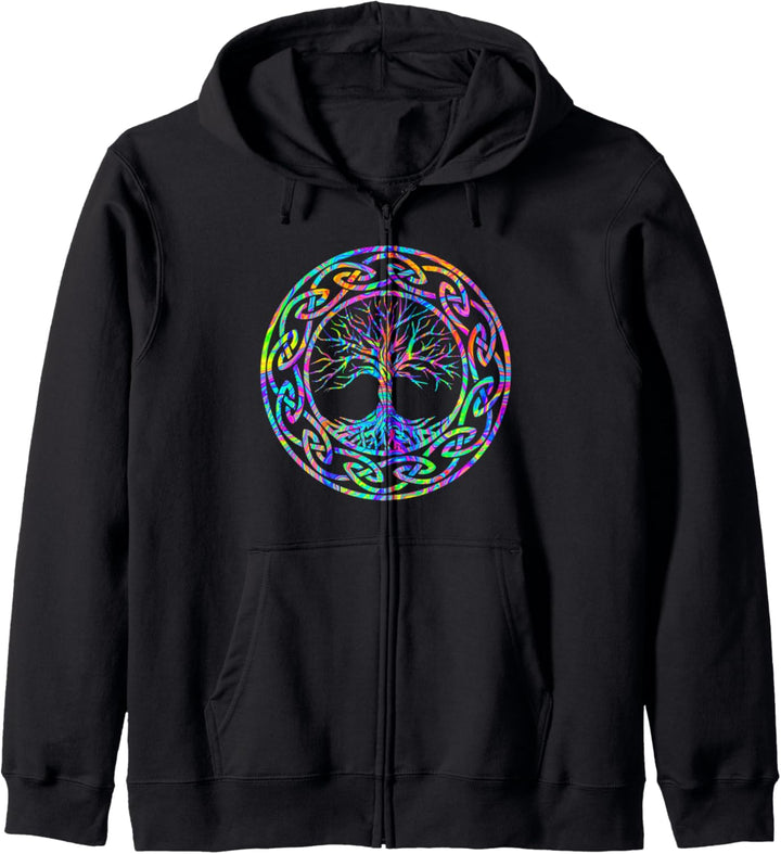 Yggdrasil Tree Of Life Viking Norse Celtic Pagan Symbol Kapuzenjacke