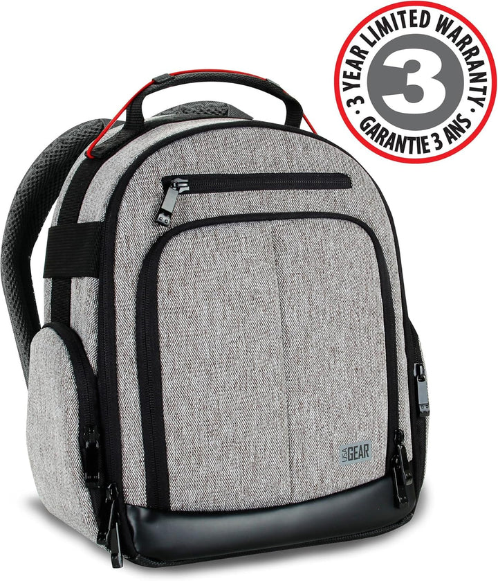 USA Gear DSLR Kamerarucksack, Kameratasche, Kamera Fotorucksack für Spiegelreflexkamera mit Kundenge