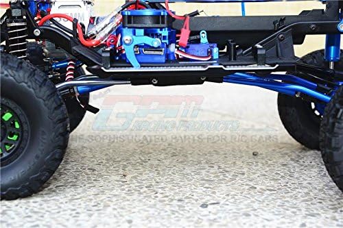 GPM for Traxxas TRX-4 Trail Defender Crawler Aluminum Adjustable Suspension Links - 6Pc Set Red