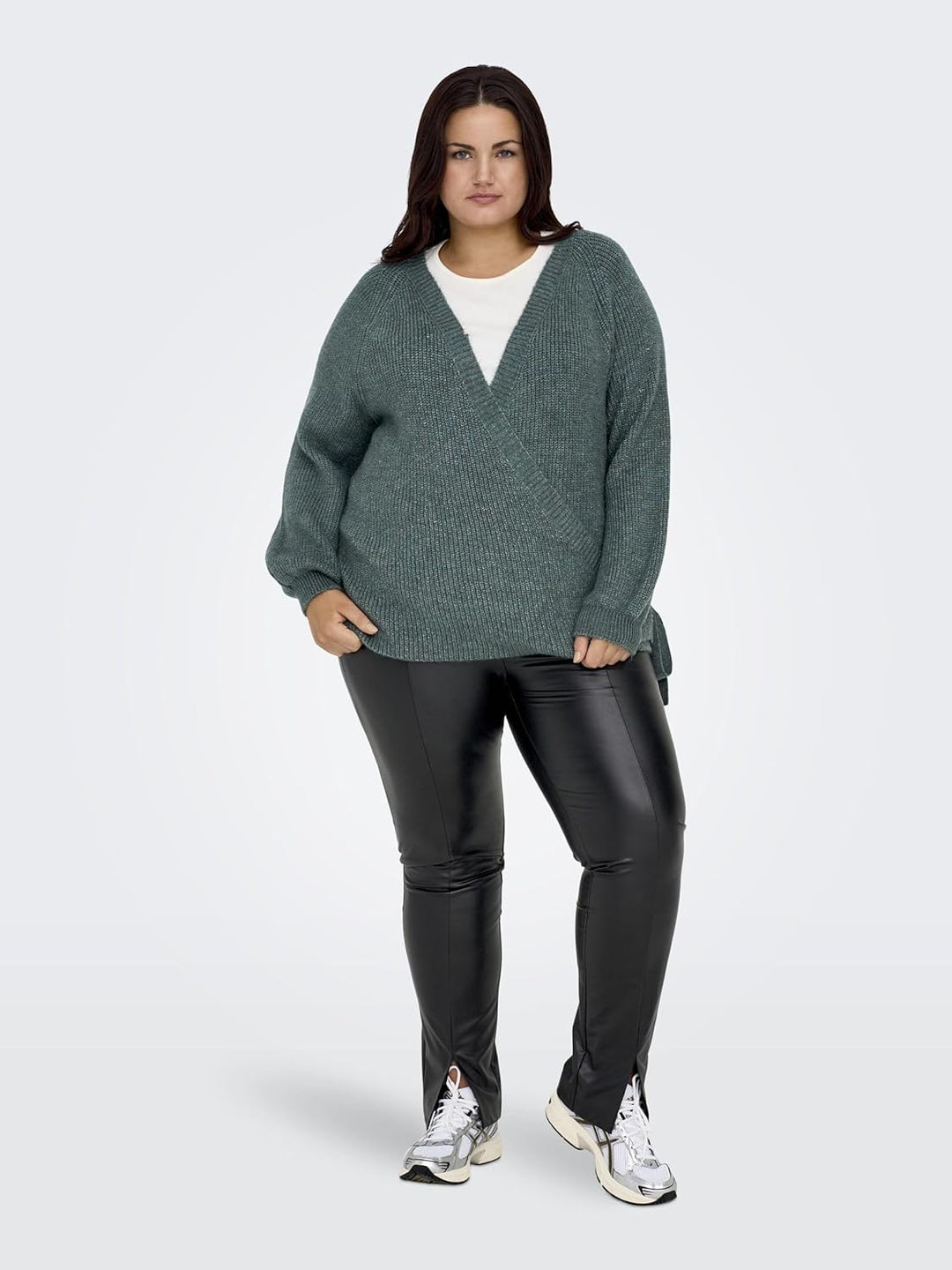 Female Strickjacke CARJADEI Strickjacke, S Balsam Green