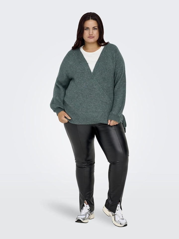 Female Strickjacke CARJADEI Strickjacke, S Balsam Green