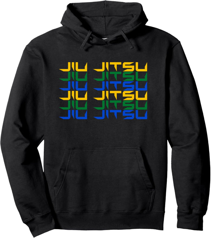 Jiu Jitsu Brasilianische Farben Pullover Hoodie